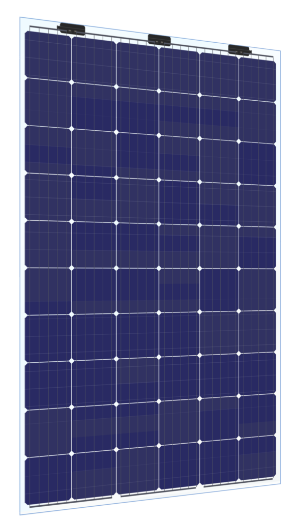 Fotovoltaický oboustranný panel b60